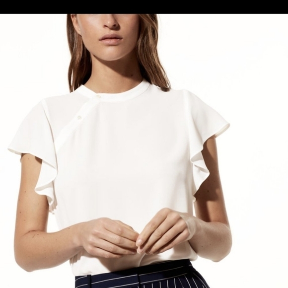 ARITZIA Babaton Chaplin Top white xxs - Picture 4 of 8